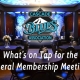 What’s on Tap for General Membership Meeting